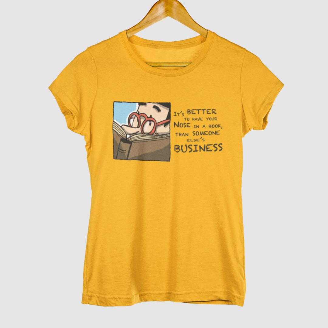 Nose In A Book Women's T-Shirt