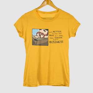 Nose In A Book Women's T-Shirt