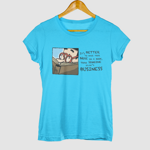 Nose In A Book Women's T-Shirt