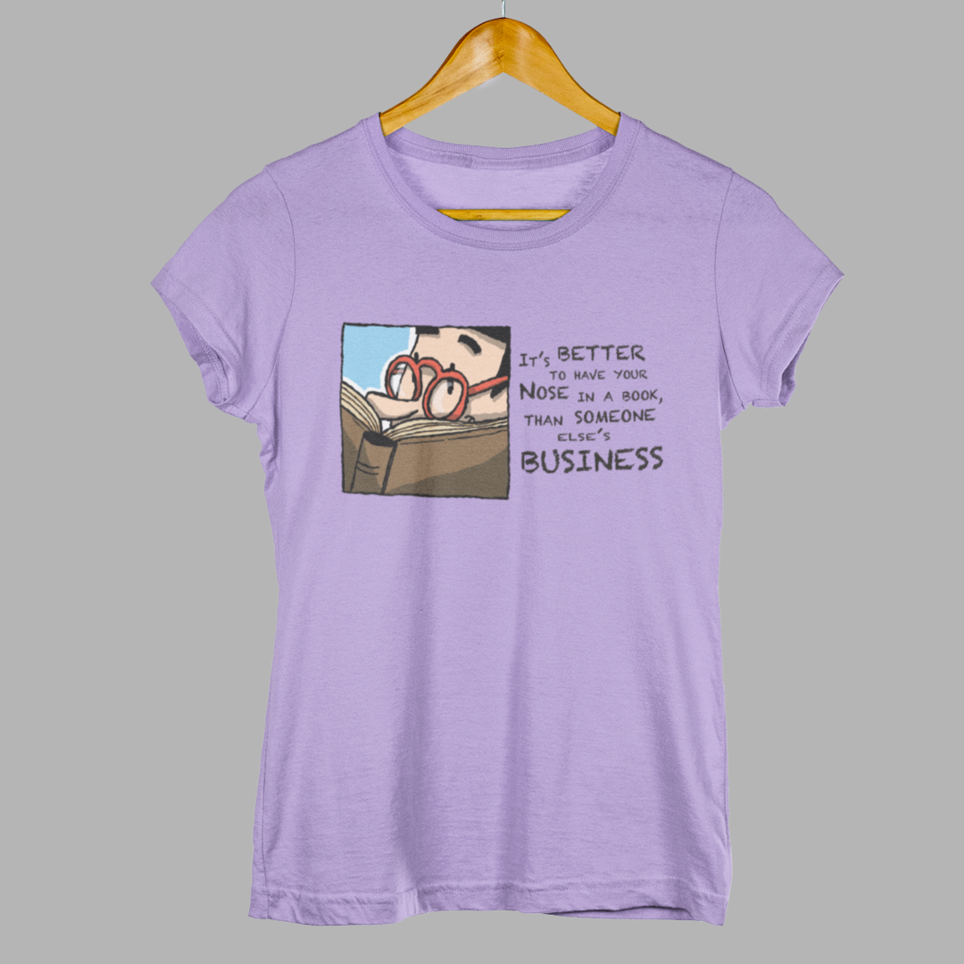 Nose In A Book Women's T-Shirt